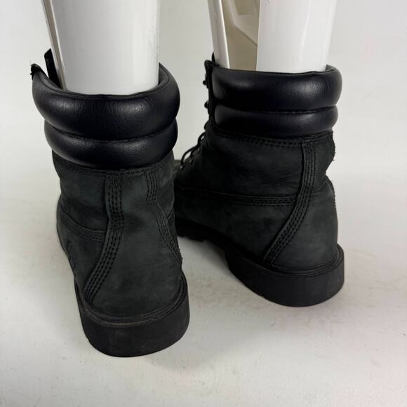Timberland Linden Woods 6 Inch Boot Women's 8.5 Black Leather Ankle Waterproof - Picture 7 of 10